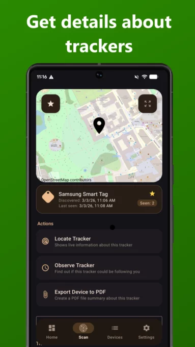 AirGuard - AirTag protection screenshot 4