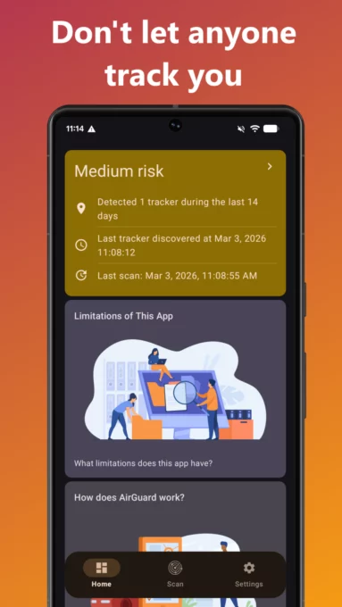 AirGuard - AirTag protection screenshot 2