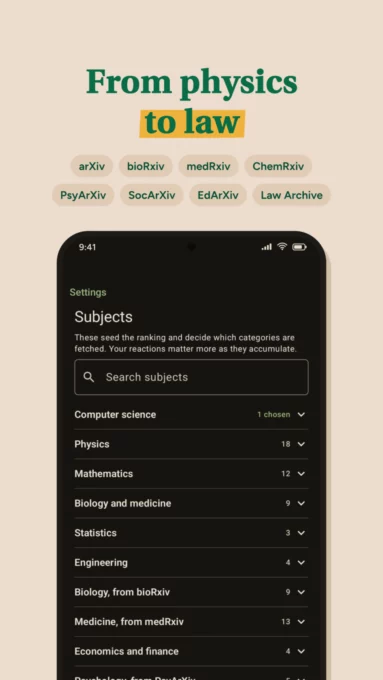 Aftergleam - academic papers screenshot 4