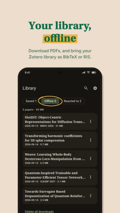Aftergleam - academic papers screenshot 6