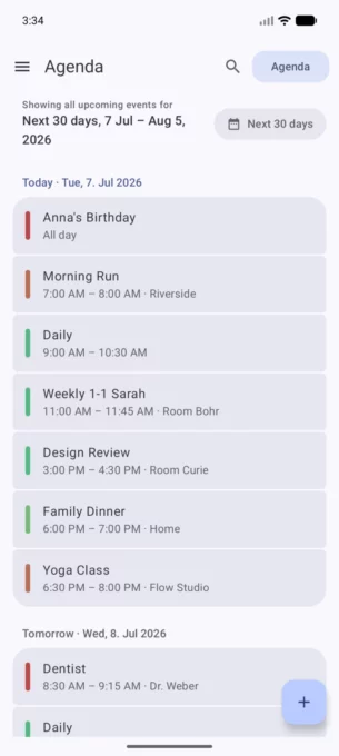 Calendula: Calendar screenshot 6