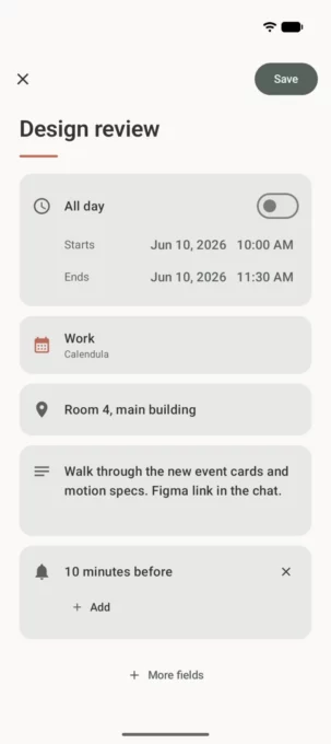 Calendula: Calendar screenshot 7