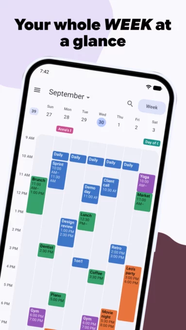 Calendula: Calendar screenshot 1
