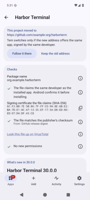 Tern screenshot 3
