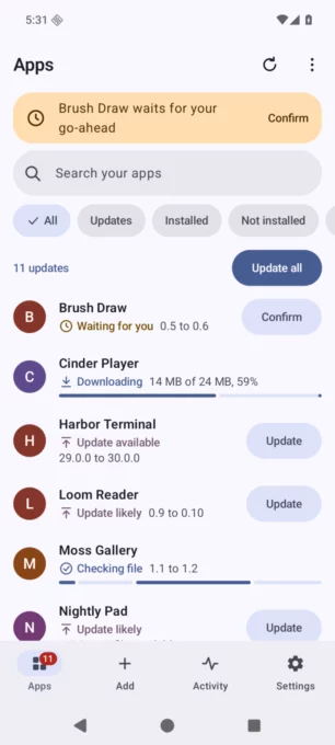 Tern screenshot 1