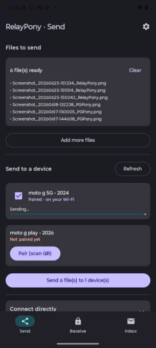 RelayPony screenshot 1