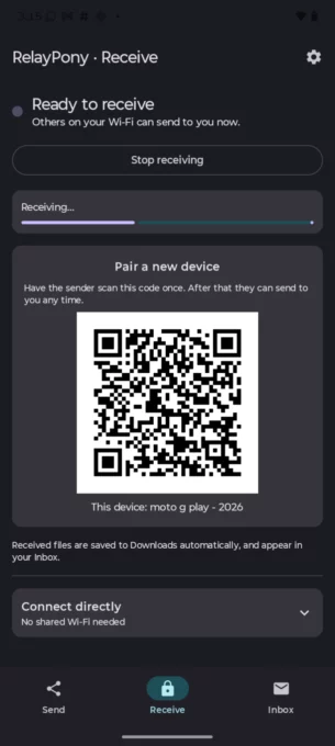 RelayPony screenshot 2