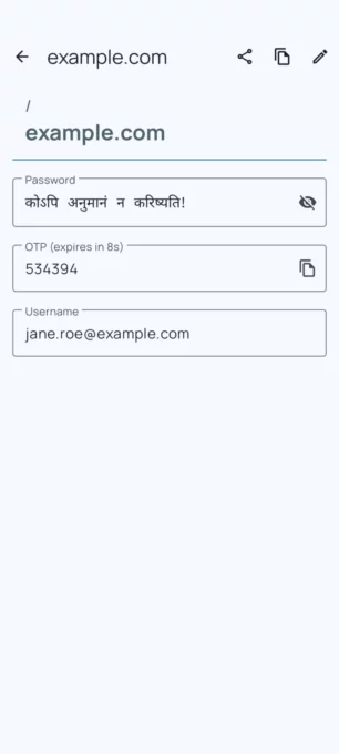 Password Store screenshot 4