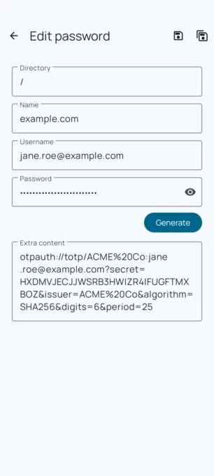 Password Store screenshot 5