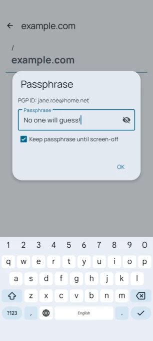Password Store screenshot 3