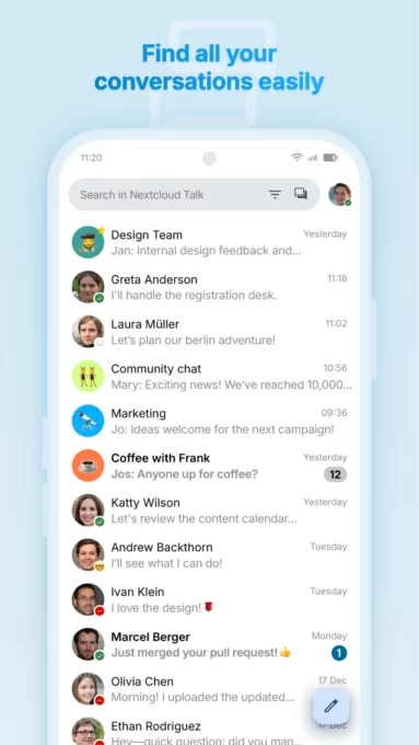 Nextcloud Talk screenshot 2