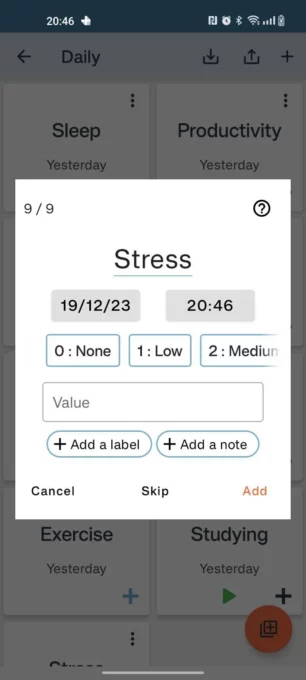 Track & Graph screenshot 8