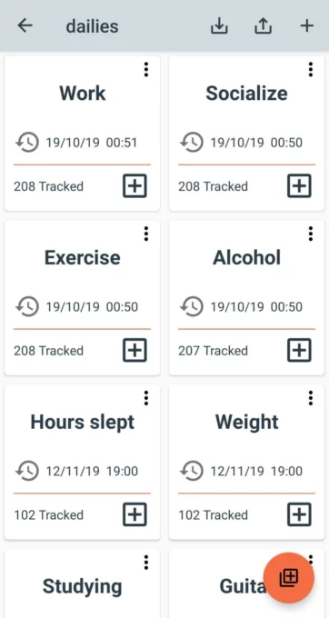 Track & Graph screenshot 1