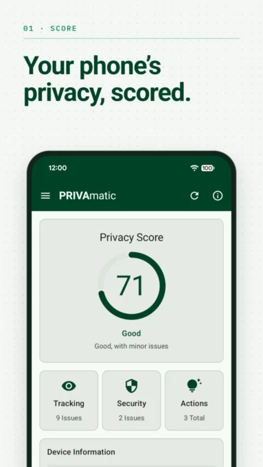 Privamatic screenshot 1
