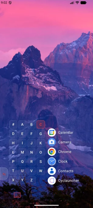 Cyclauncher screenshot 2