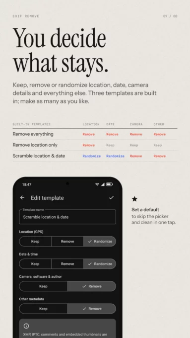 EXIF Remove - Strip, Randomize & View Metadata screenshot 7