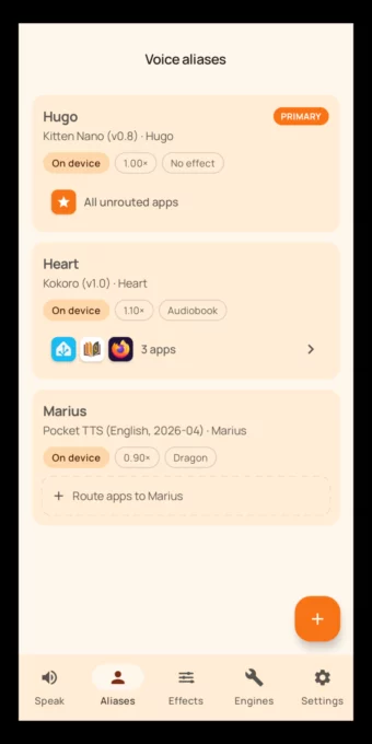 Marmalade TTS screenshot 3