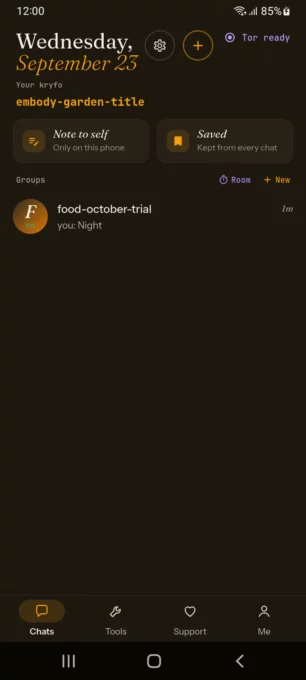 Kryfo screenshot 1