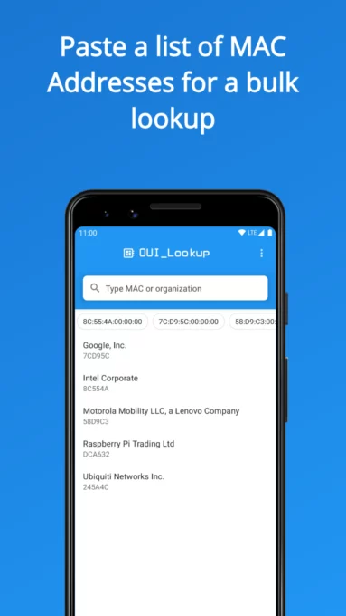 OUI Lookup and Database screenshot 3