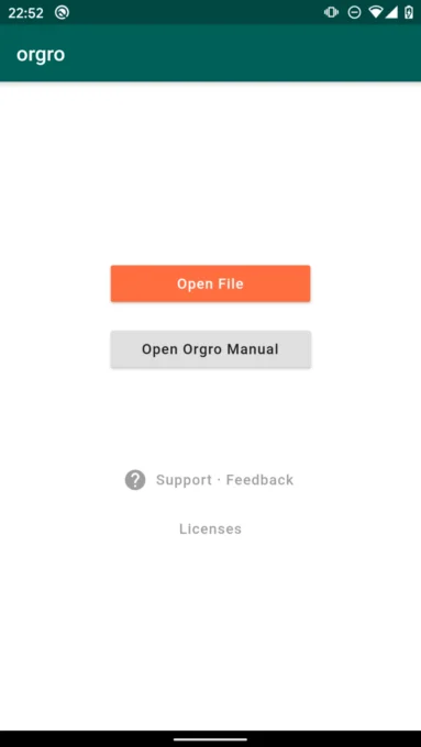 Orgro screenshot 1