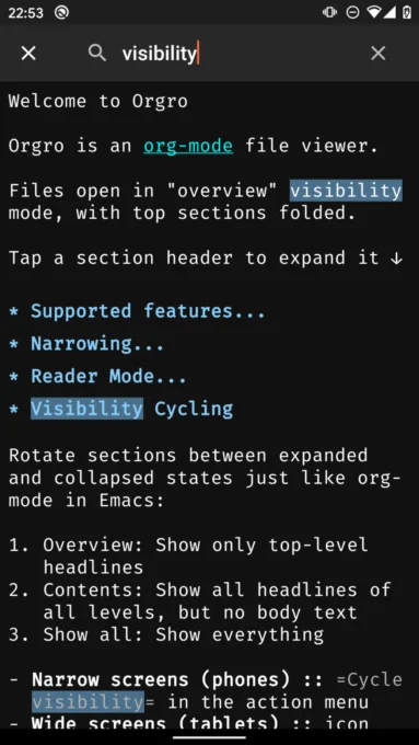 Orgro screenshot 4