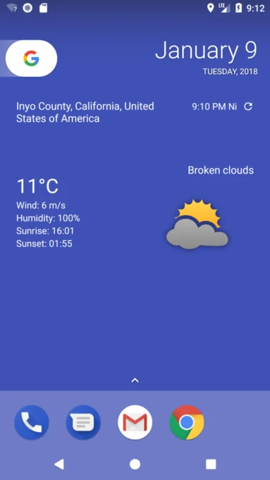 Your local weather screenshot 1
