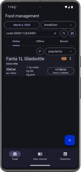 Open Eats Journal screenshot 6