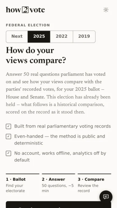 How2Vote screenshot 1