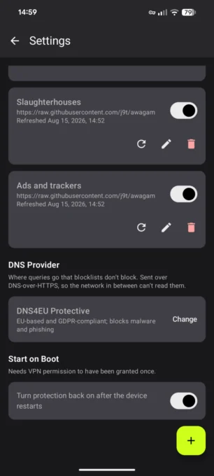 AWAGAM TLD and Domain Blocker screenshot 3