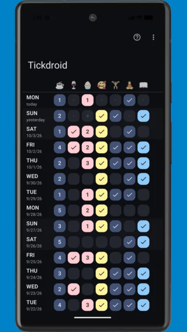 Tickdroid screenshot 5