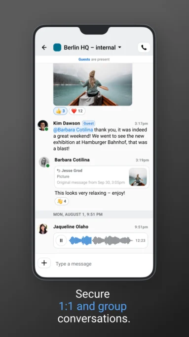 Wire • Secure Messenger screenshot 2