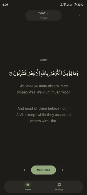 Waqfah - Quran before apps screenshot 1
