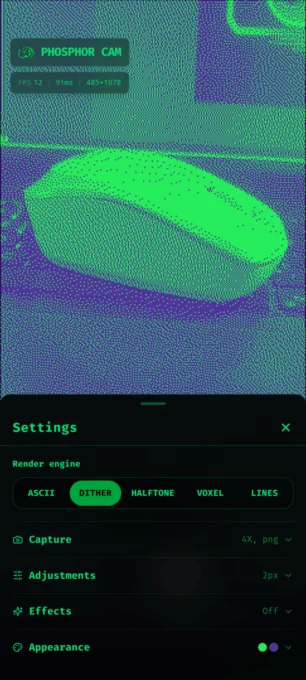 Phosphor Cam screenshot 2