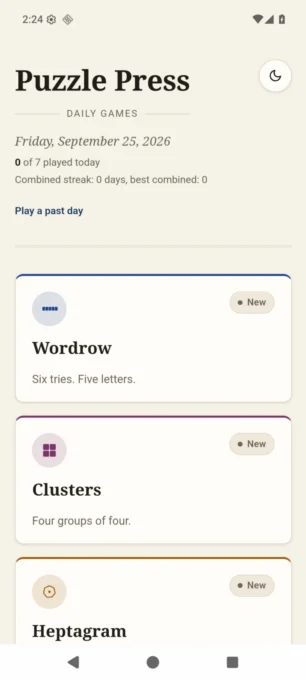 Puzzle Press screenshot 1