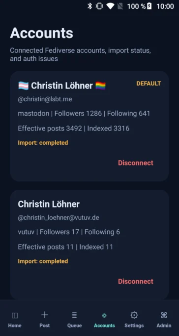FediSuite screenshot 2