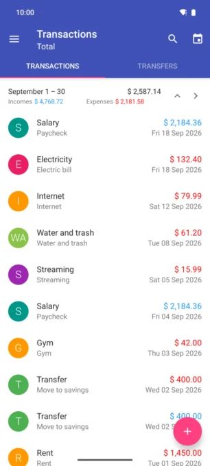 Tallybook screenshot 2