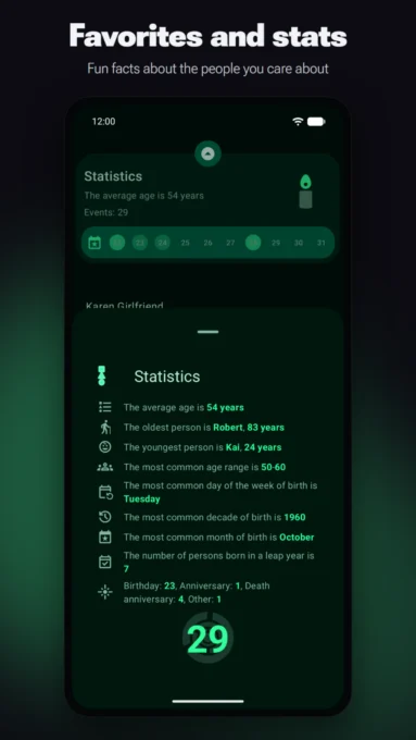 Birday - Birthday Manager screenshot 7