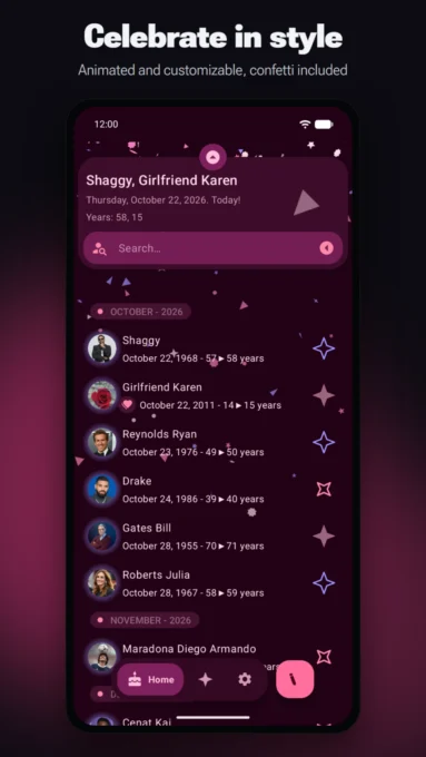 Birday - Birthday Manager screenshot 6