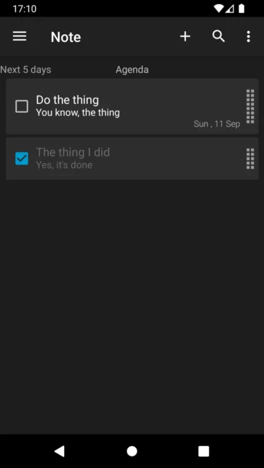 NoNonsense Notes screenshot 2