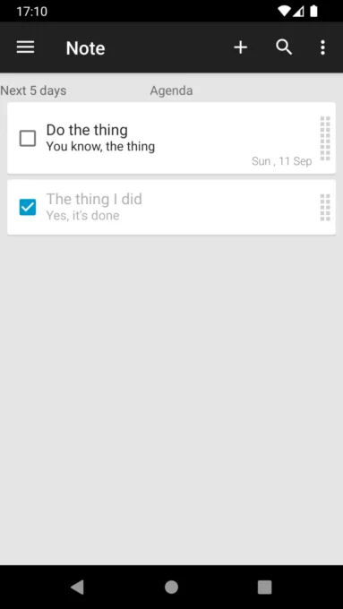 NoNonsense Notes screenshot 1