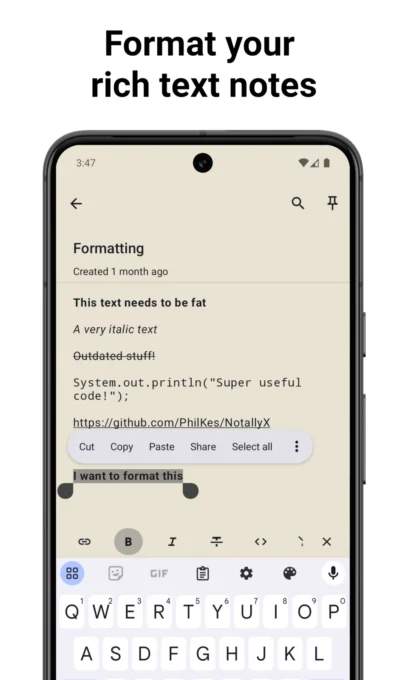 NotallyX - Quick Notes/Tasks screenshot 3