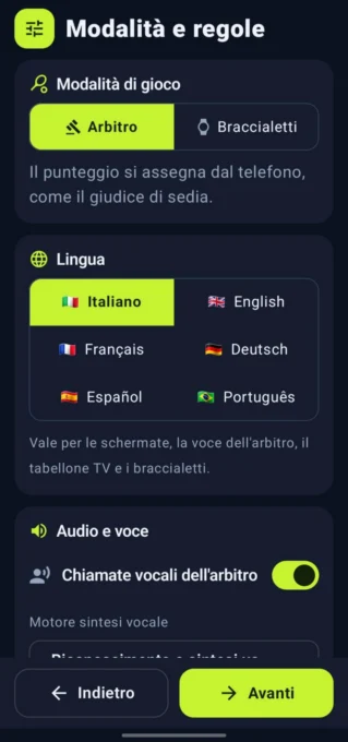 Tennis Score Manager screenshot 2