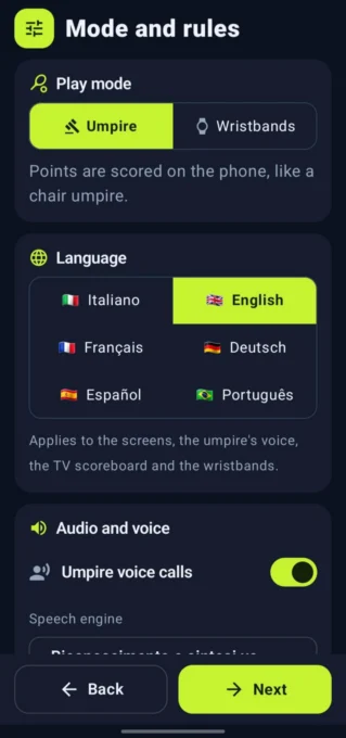 Tennis Score Manager screenshot 3