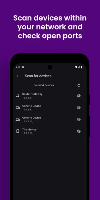 Vernet - Know your network screenshot 5