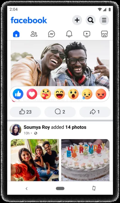 Facebook Lite screenshot 2