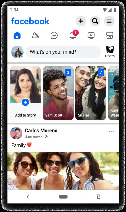 Facebook Lite screenshot 1