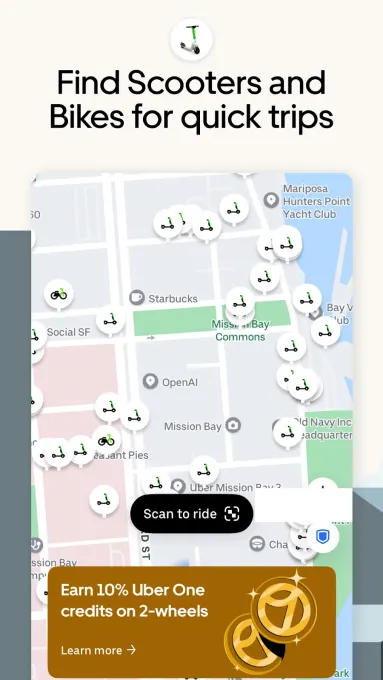 Uber: Rides, eats, hotels screenshot 4