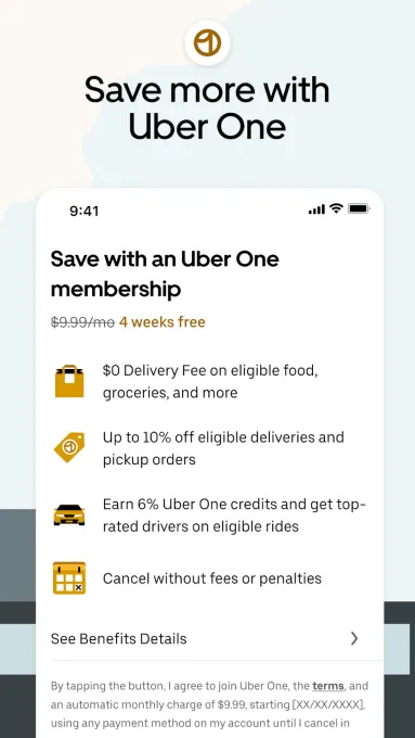 Uber: Rides, eats, hotels screenshot 7