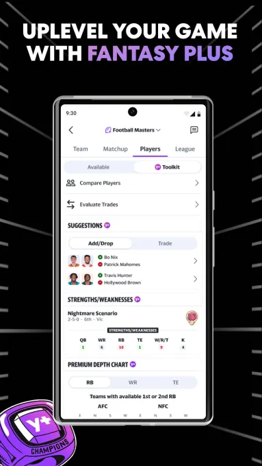 Yahoo Fantasy Sports: NFL, MLB screenshot 5