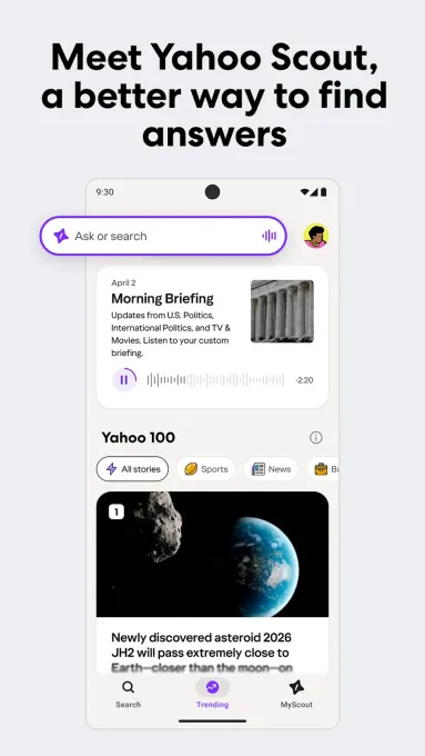 Yahoo Search: Your Daily Hub screenshot 2